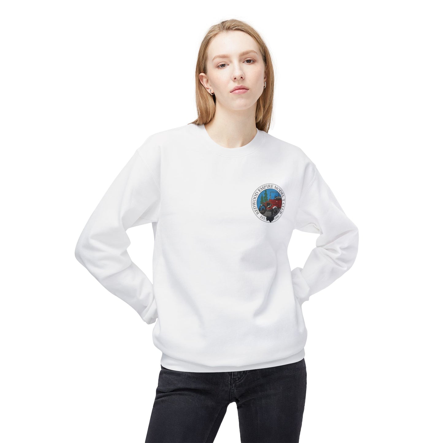 Redwood Empire Model T Club Sweatshirt - Softstyle Crewneck for Classic Car Enthusiasts