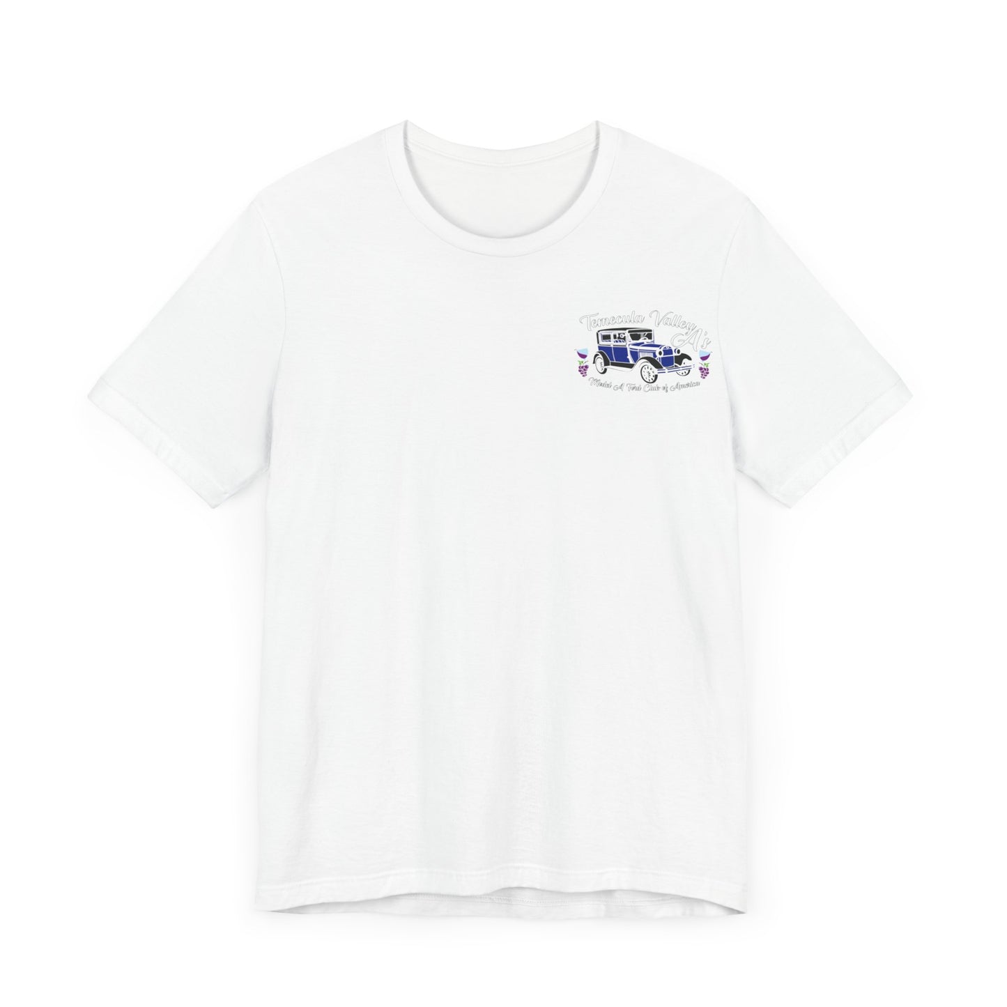 Temecula Valley A's (front and back print) Unisex Jersey Short Sleeve Tee