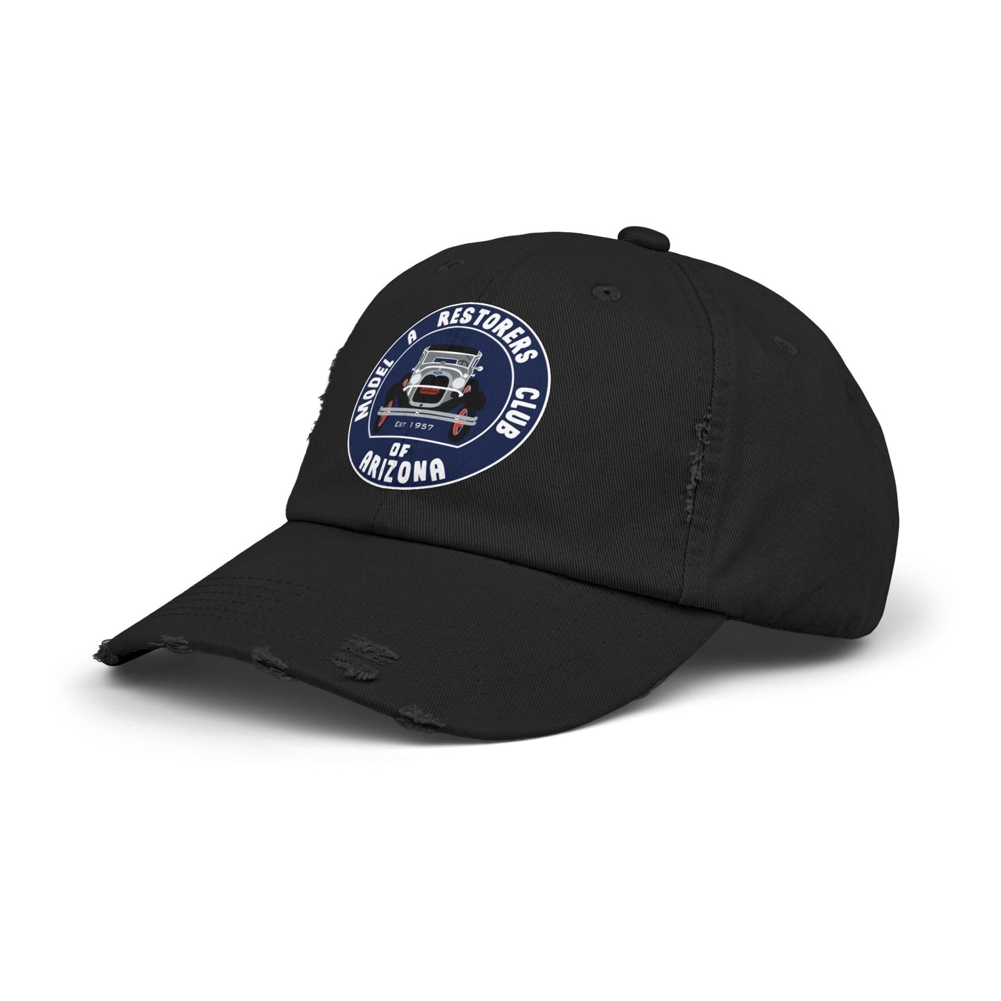 MARC of Arizona Unisex Distressed Cap - Model A Restoration Club of Arizona Emblem