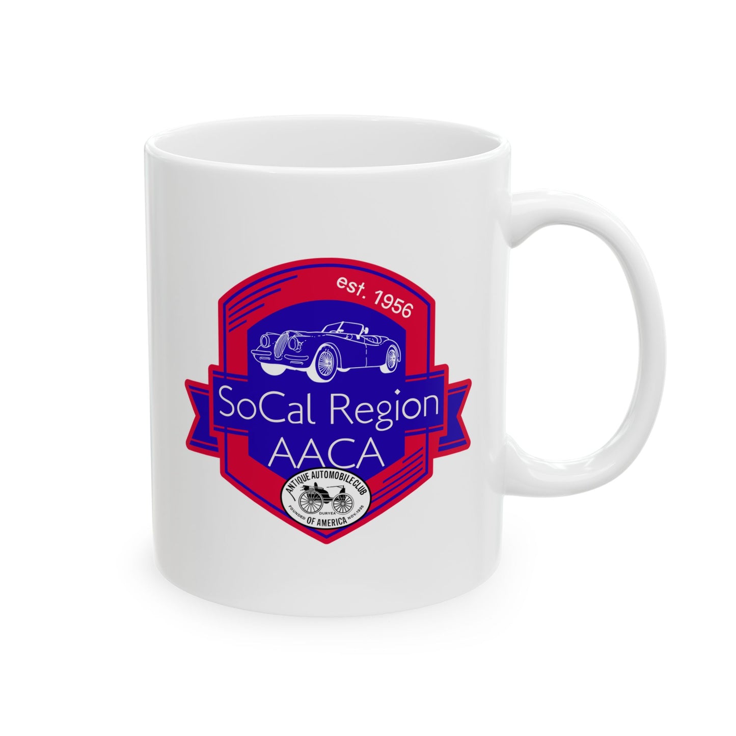 SoCal Region AACA Ceramic Mug - Perfect Gift for Coffee Lovers
