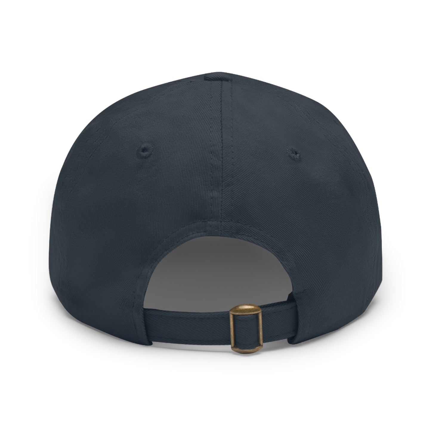 Henry's Hoosiers Dad Hat with Leather Patch (Round)