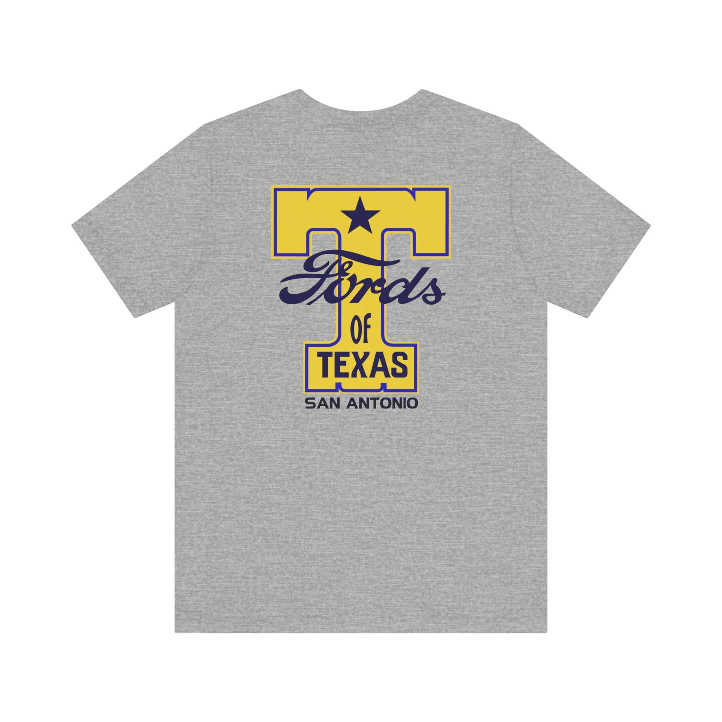 T Fords of Texas (front and back print) Unisex Jersey Short Sleeve Tee