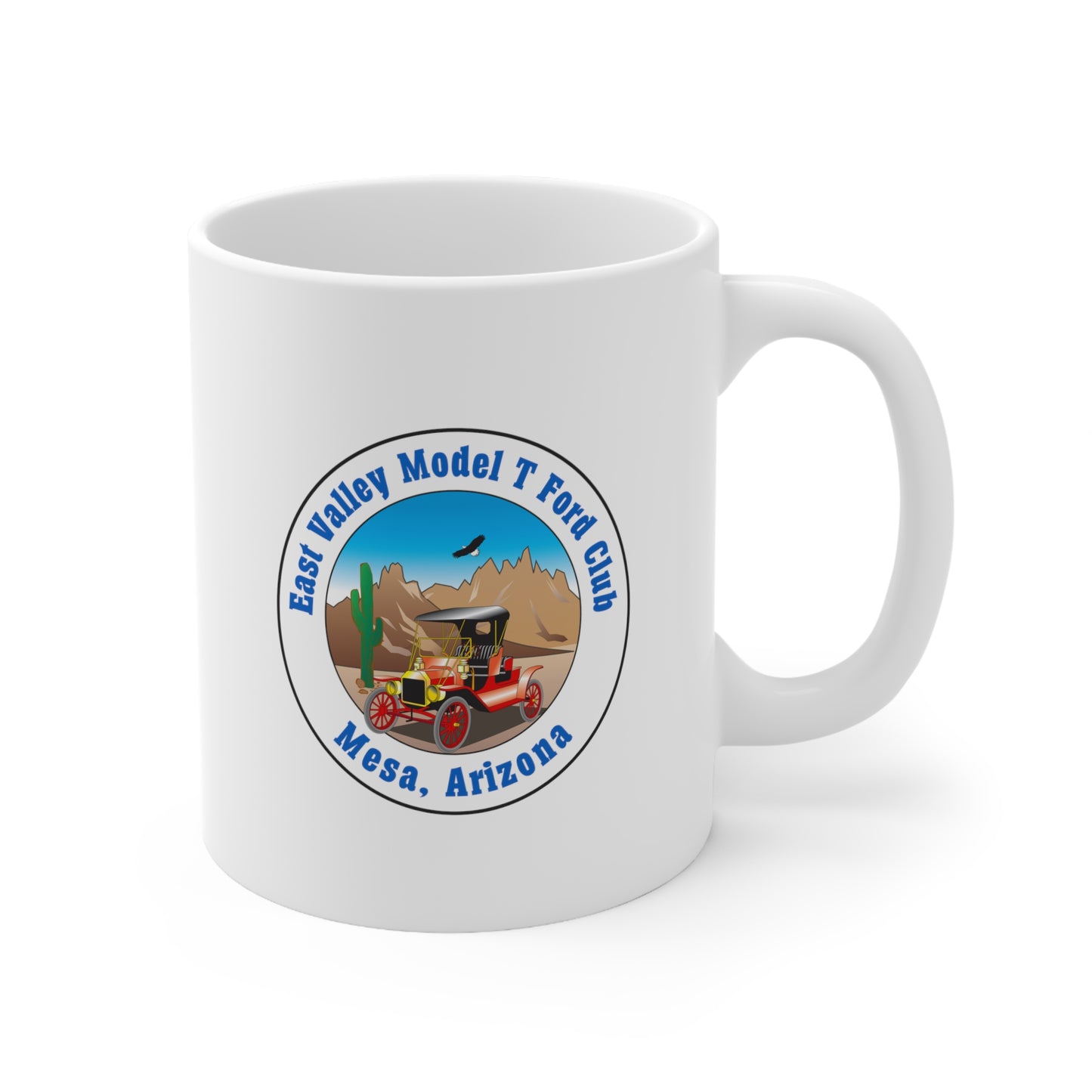 East Valley Model T Ford Club Ceramic Mug 11oz