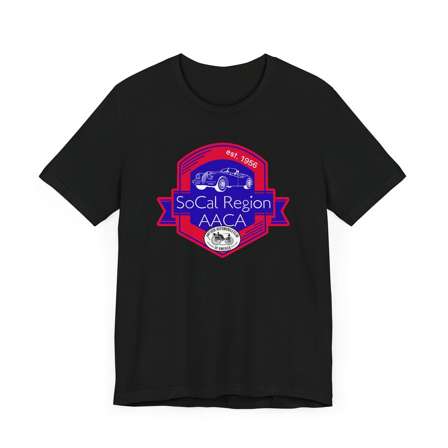 SoCal Region AACA Vintage Car Tee - Unisex Short Sleeve T-Shirt