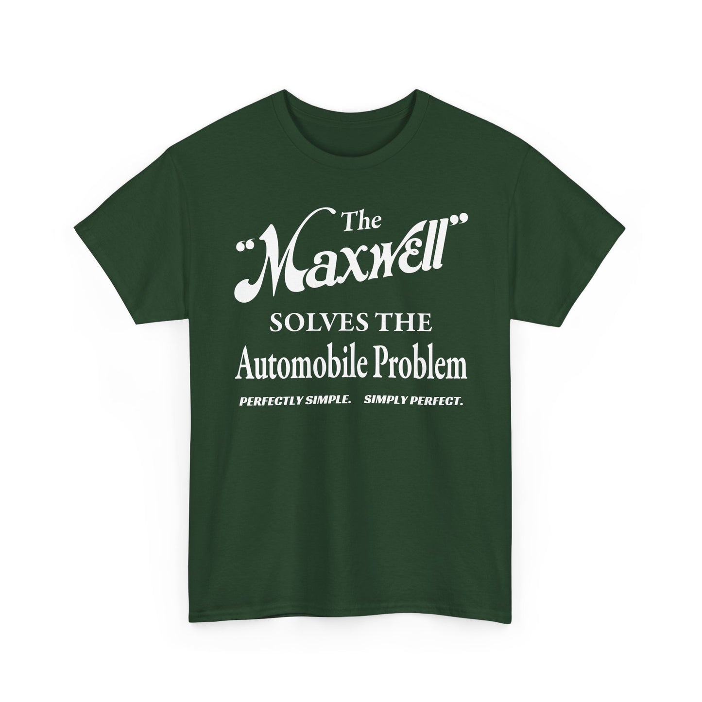 Maxwell Briscoe Motor Club - T-Shirt, Heavy Unisex Cotton Graphic Shirt, Gift for Car Enthusiasts, Perfect for Everyday Wear