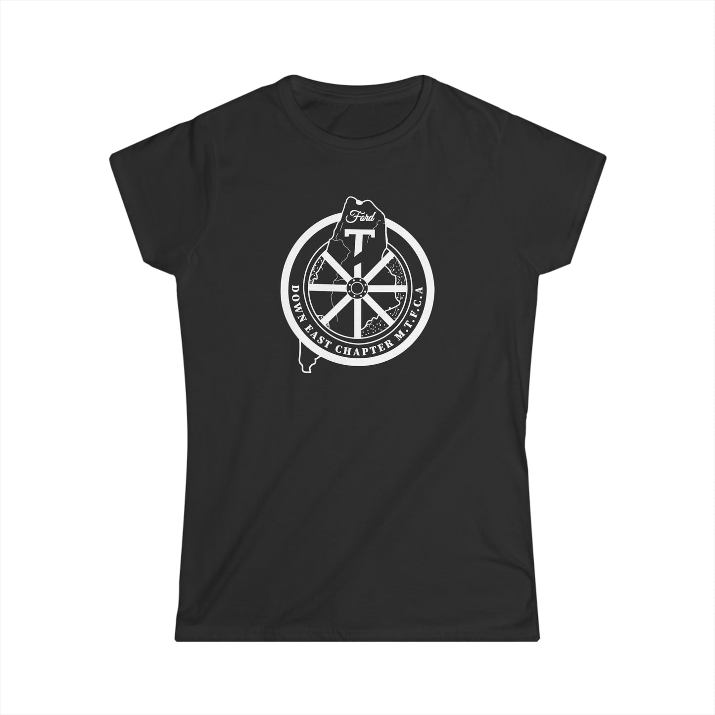 Down East Chapter Model T Ford Club Women's Softstyle Tee