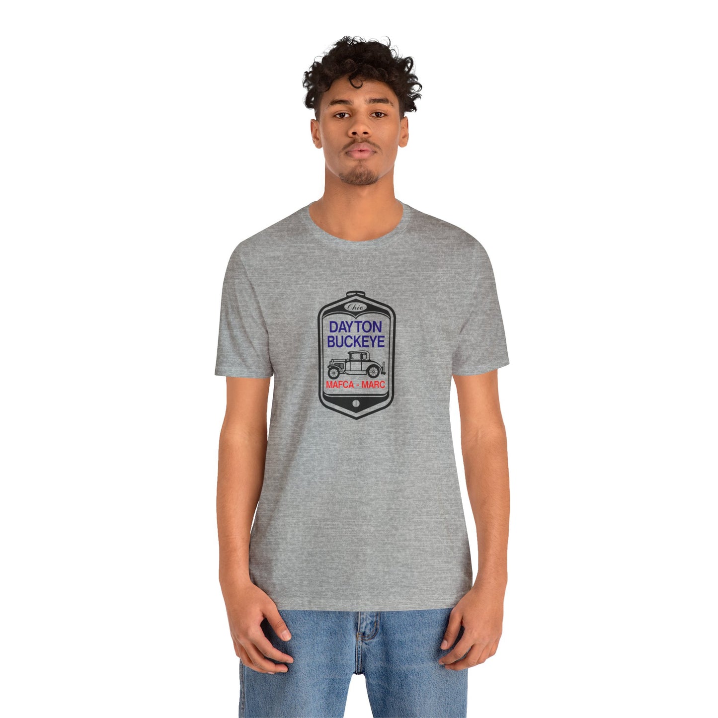 Dayton Buckeye (large front logo) Unisex Jersey Short Sleeve Tee