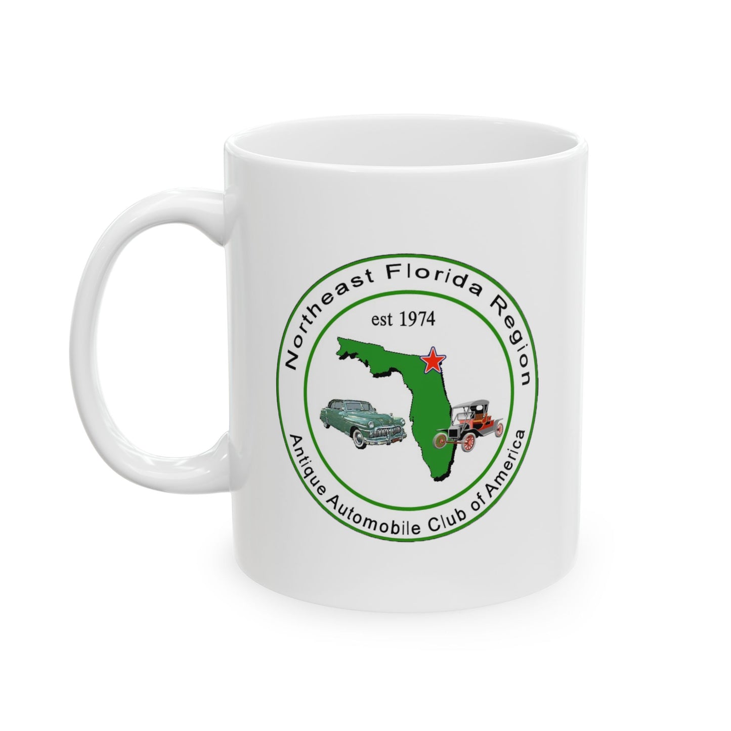 Northeast Florida Region AACA Ceramic Mug - Ideal for Enthusiasts & Gift Giving