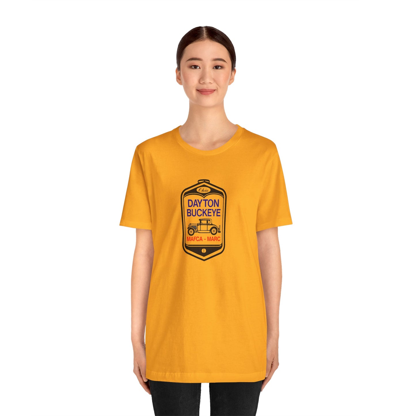 Dayton Buckeye (large front logo) Unisex Jersey Short Sleeve Tee