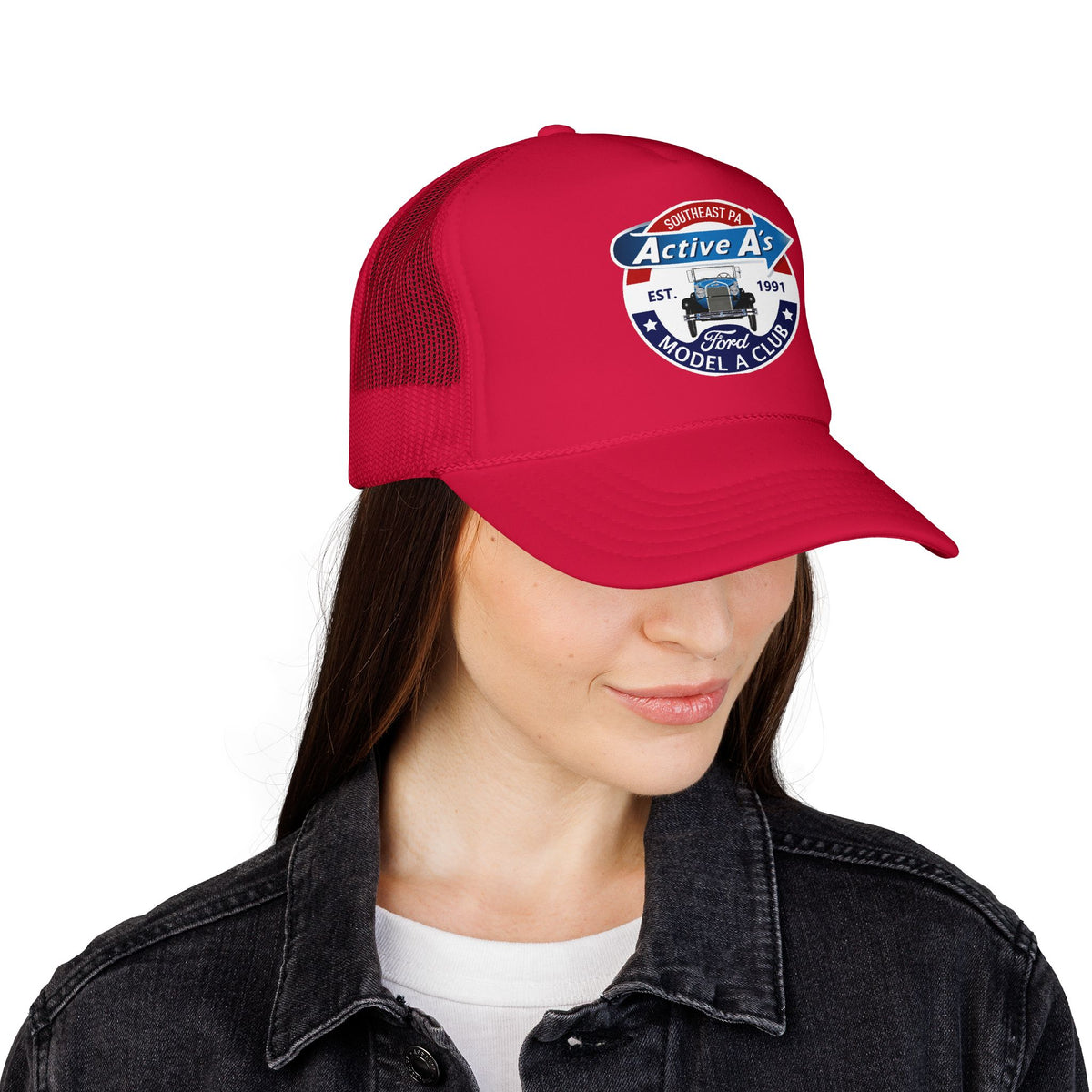 Active A's Ford Model A Club Printed Trucker Hat