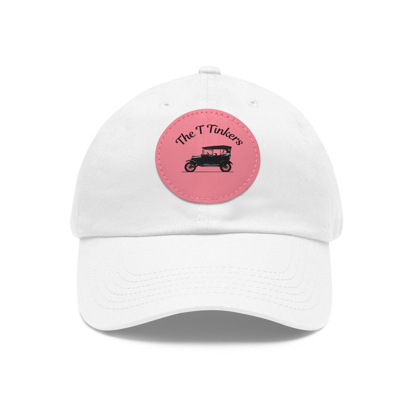 The T Tinkers of Southern NJ - Dad Hat with Leather Patch (Round)