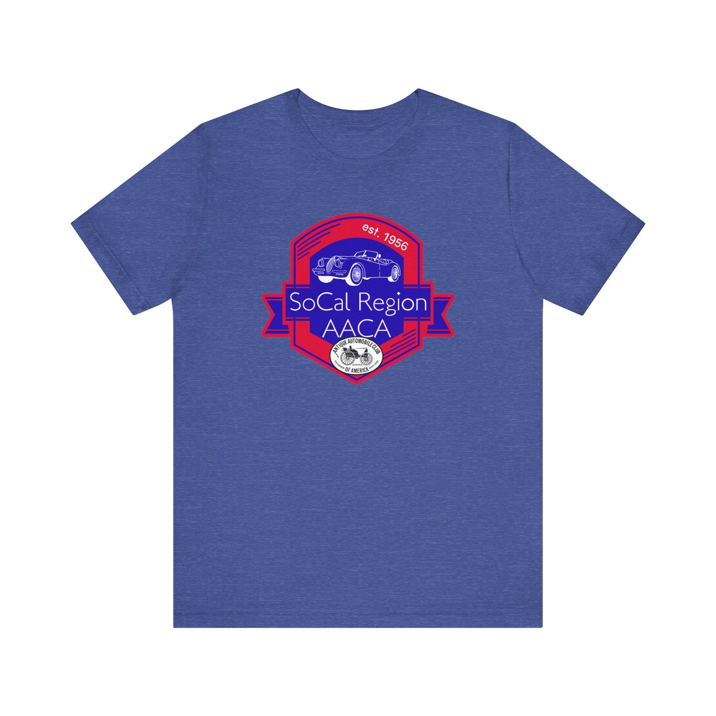 SoCal Region AACA Vintage Car Tee - Unisex Short Sleeve T-Shirt