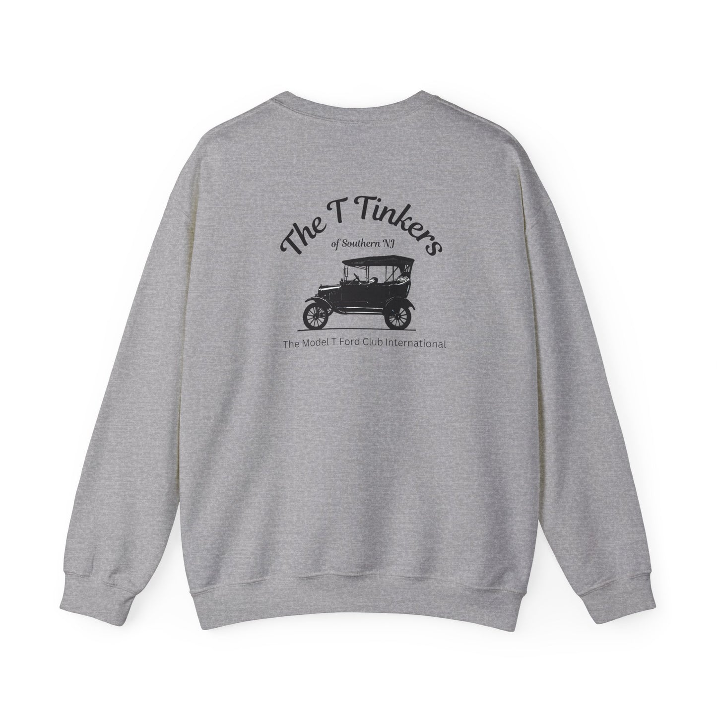 The T Tinkers of Southern NJ (front and back print) Unisex Heavy Blend™ Crewneck Sweatshirt