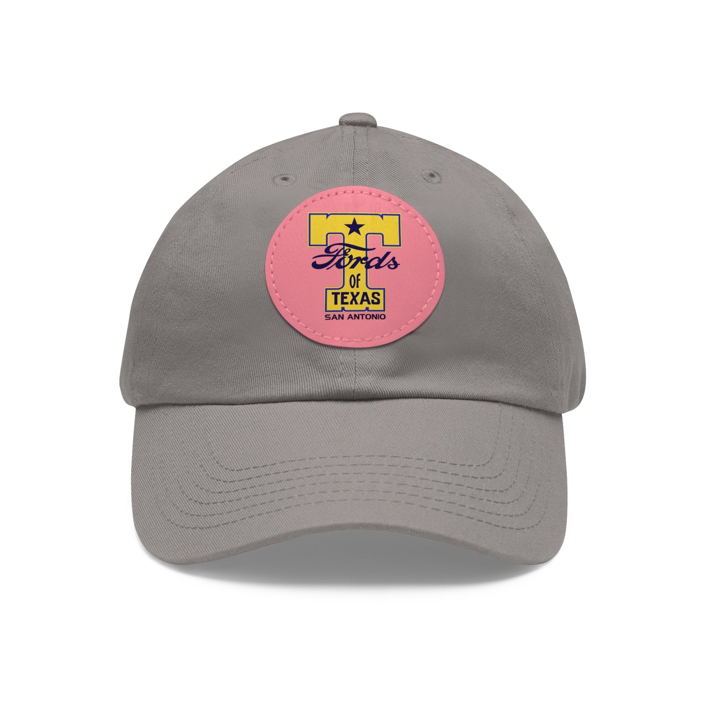 T Fords of Texas Dad Hat with Leather Patch (Round)