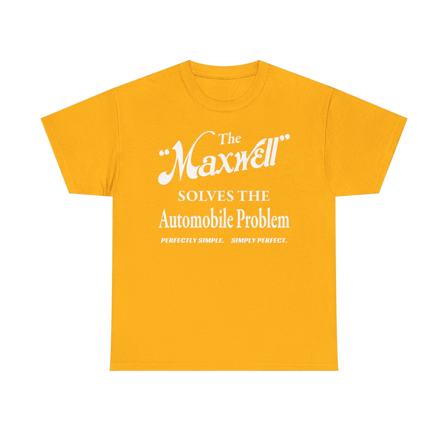 Maxwell Briscoe Motor Club - T-Shirt, Heavy Unisex Cotton Graphic Shirt, Gift for Car Enthusiasts, Perfect for Everyday Wear
