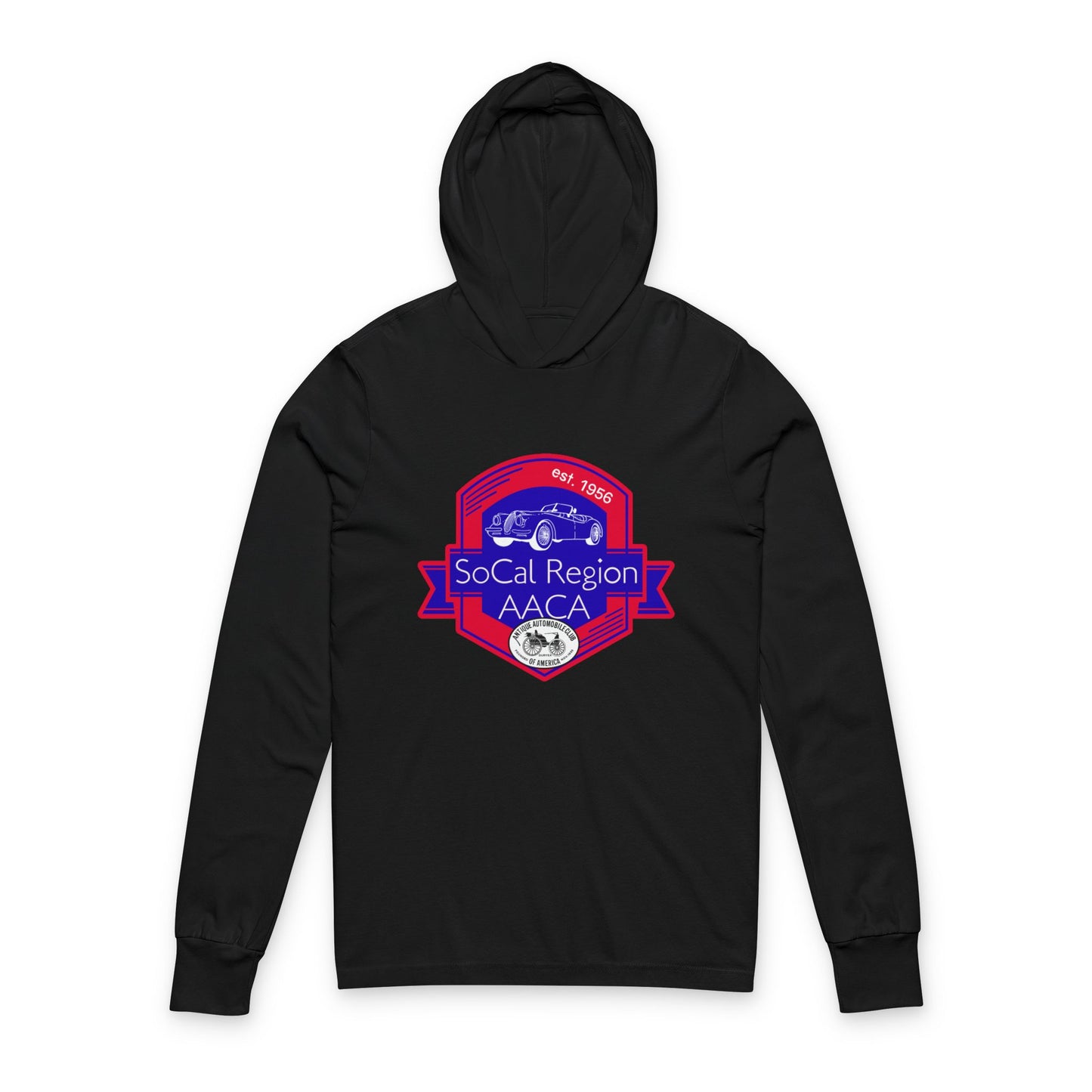 Classic Car Enthusiast Unisex Hooded Long Sleeve Tee - SoCal Region AACA
