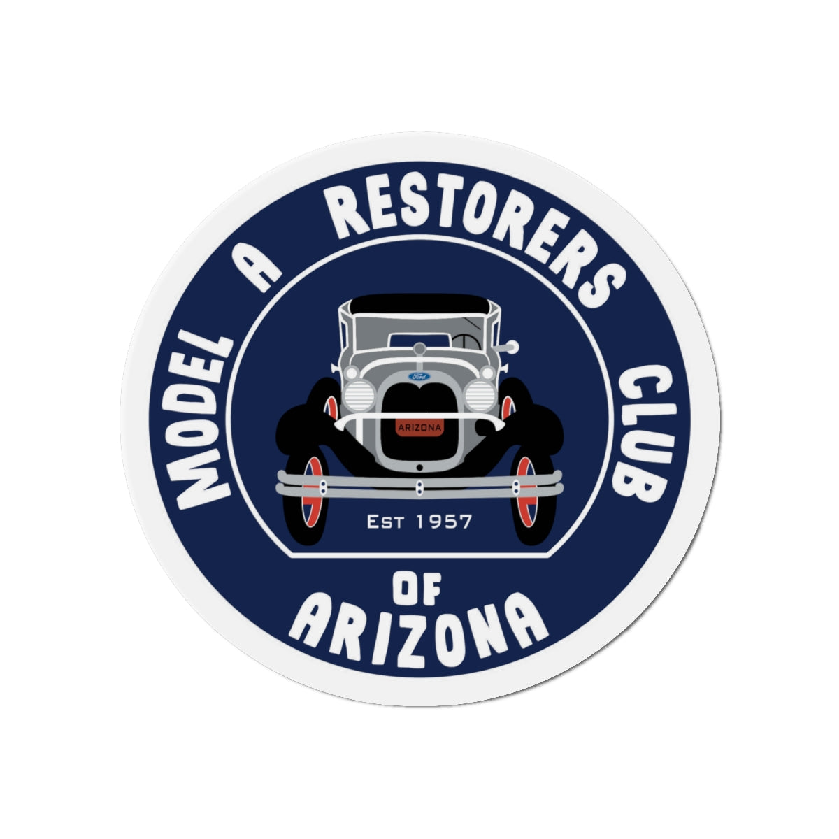 Model A Restorers Club of Arizona Die-Cut Magnet - Great for your car trailer!