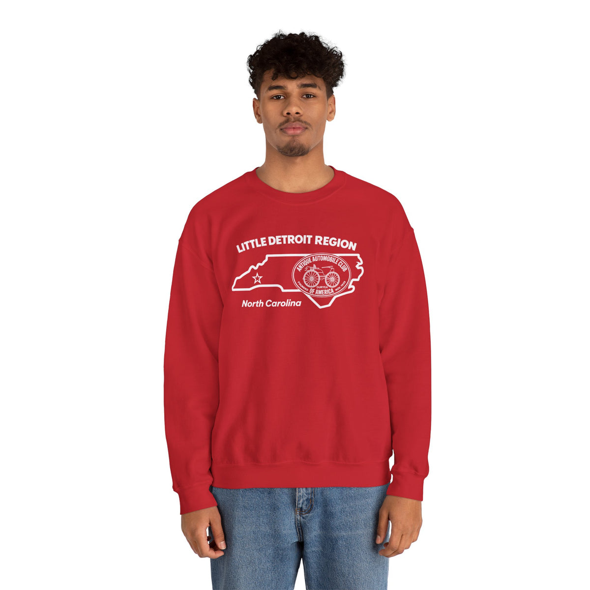 Little Detroit Region North Carolina Unisex Heavy Blend™ Crewneck Sweatshirt