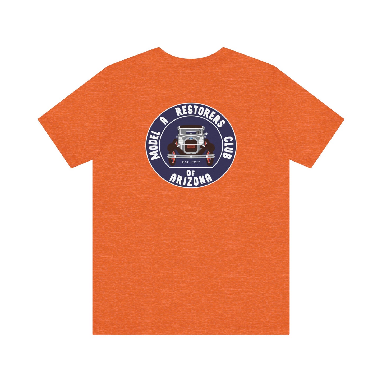 MARC of Arizona (front and back logos) Unisex Jersey Tee - Classic Car Enthusiast Shirt