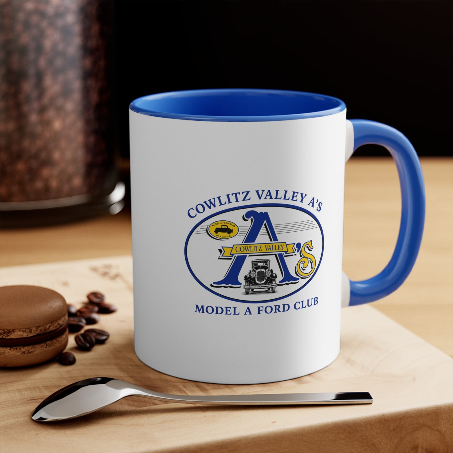 Cowlitz Valley A's Model A Ford Club Logo Coffee Mug (11oz)
