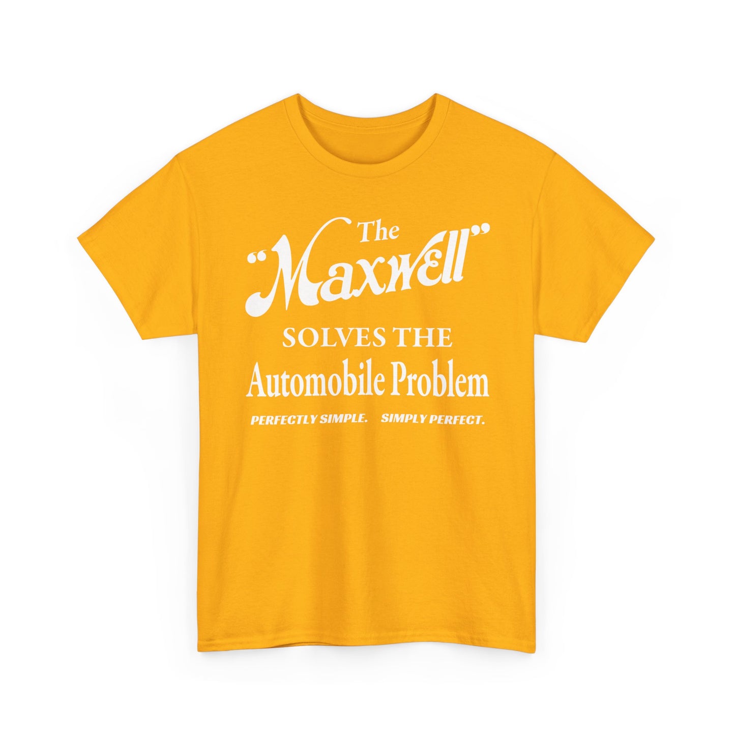 Maxwell Briscoe Motor Club - T-Shirt, Heavy Unisex Cotton Graphic Shirt, Gift for Car Enthusiasts, Perfect for Everyday Wear