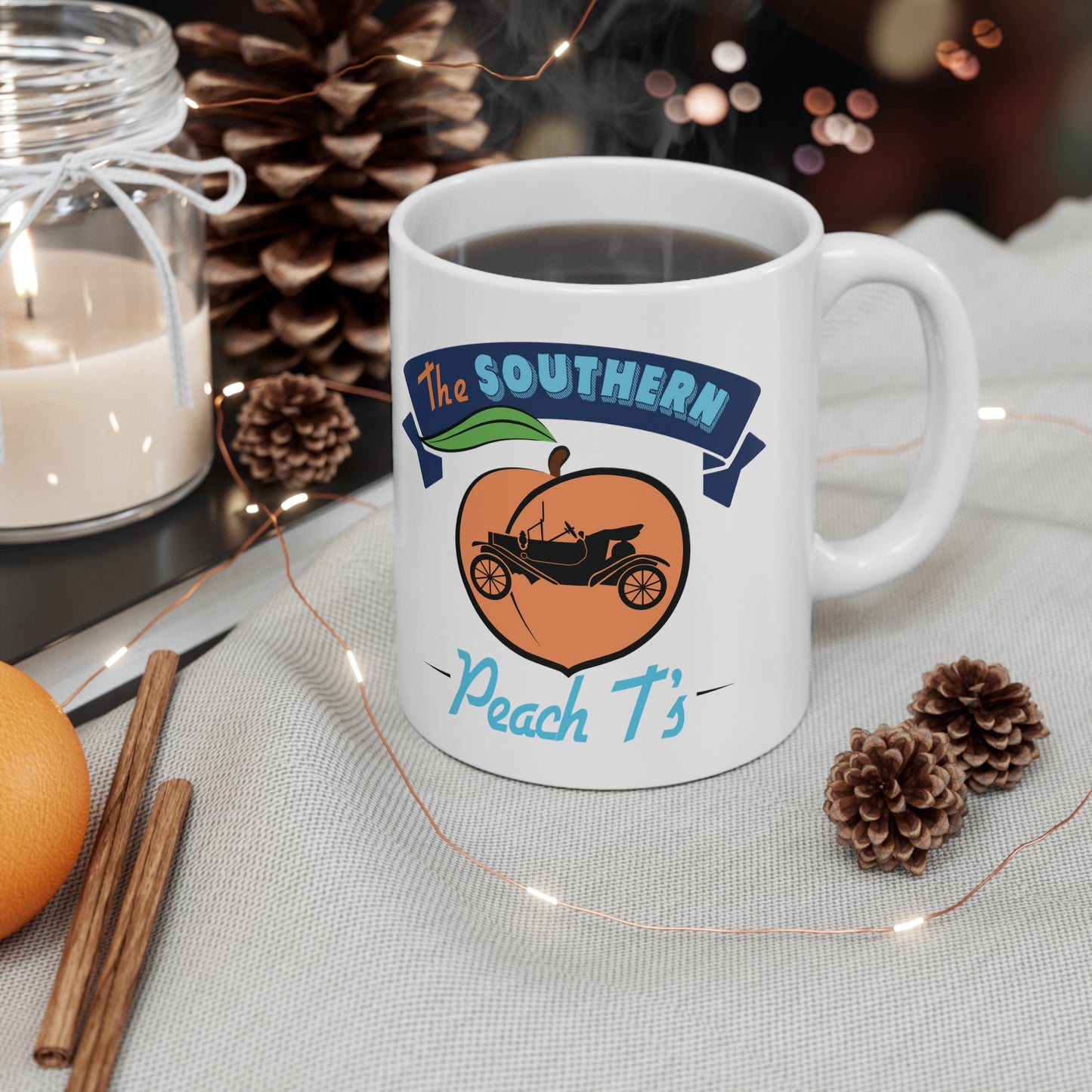 The Southern Peach T's Ceramic Mug 11oz