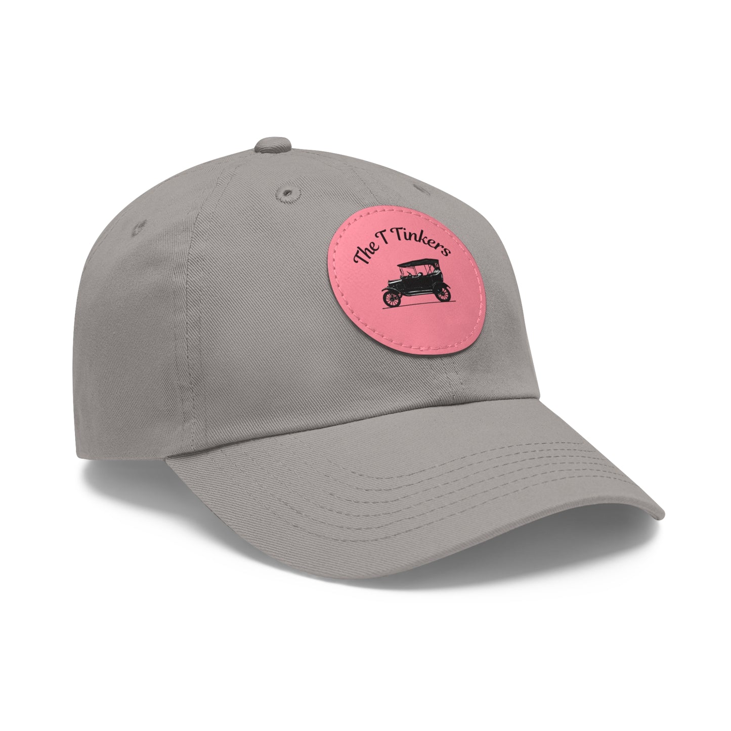 The T Tinkers of Southern NJ - Dad Hat with Leather Patch (Round)