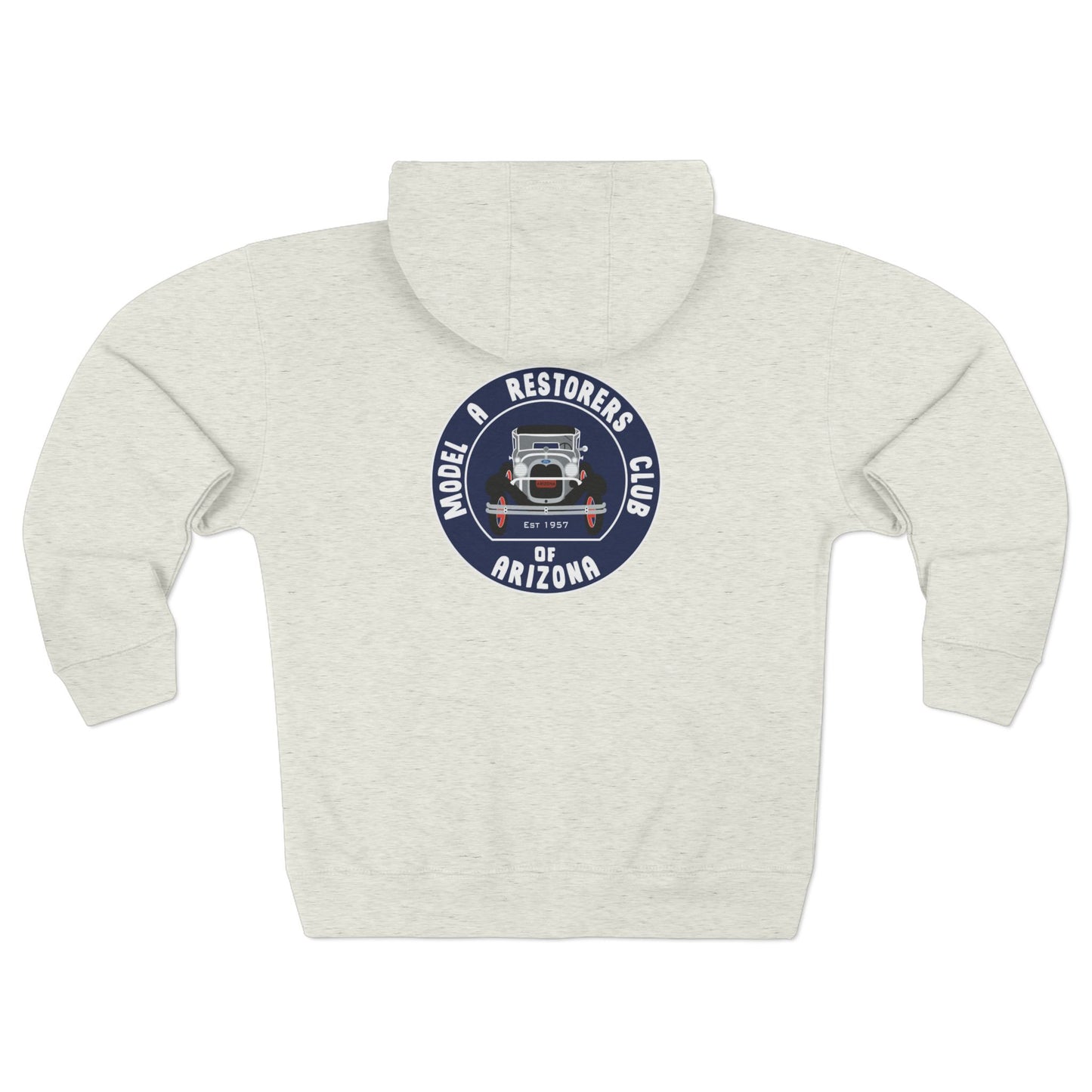 MARC of Arizona Unisex Zip Hoodie - Model A Restorers Club Arizona