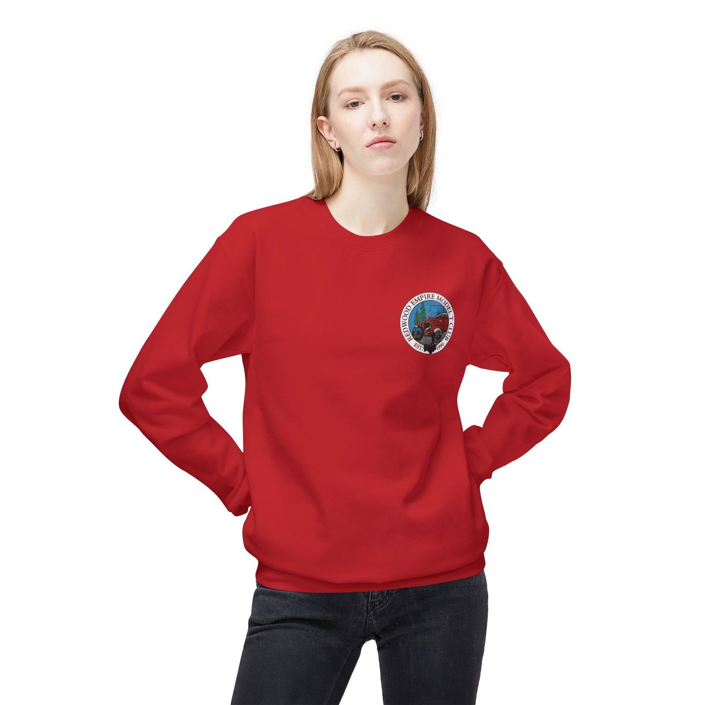 Redwood Empire Model T Club Sweatshirt - Softstyle Crewneck for Classic Car Enthusiasts