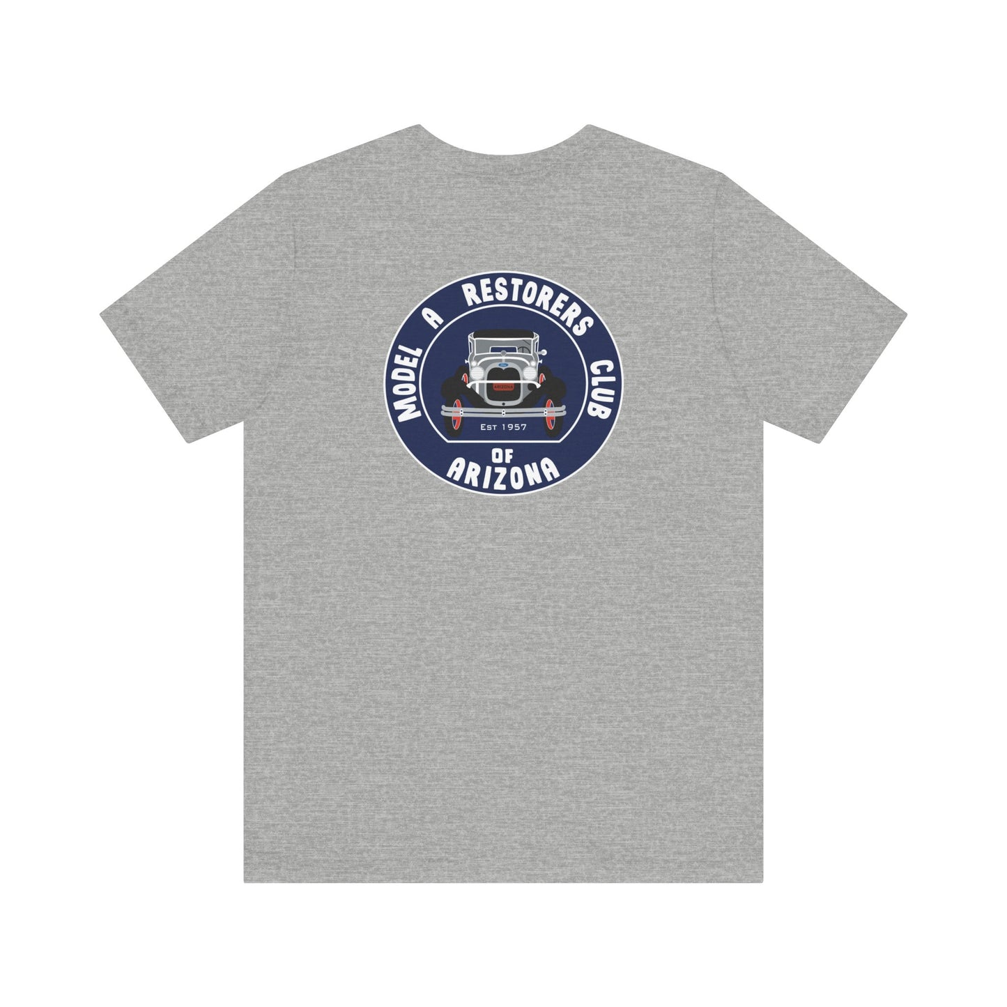 MARC of Arizona (front and back logos) Unisex Jersey Tee - Classic Car Enthusiast Shirt