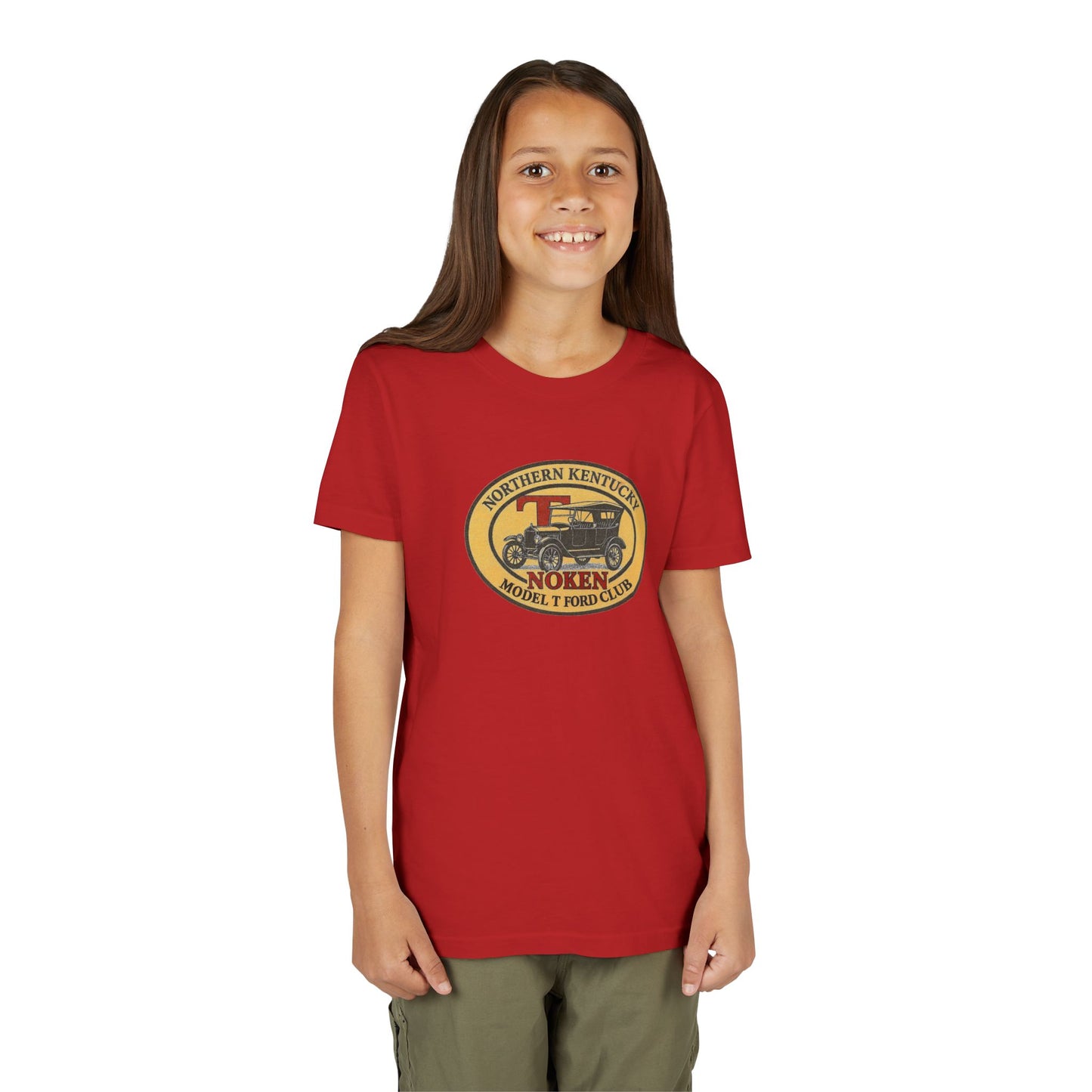 Northern Kentucky Model T Ford Club (NOKEN) Vintage Car Logo - Youth Tee