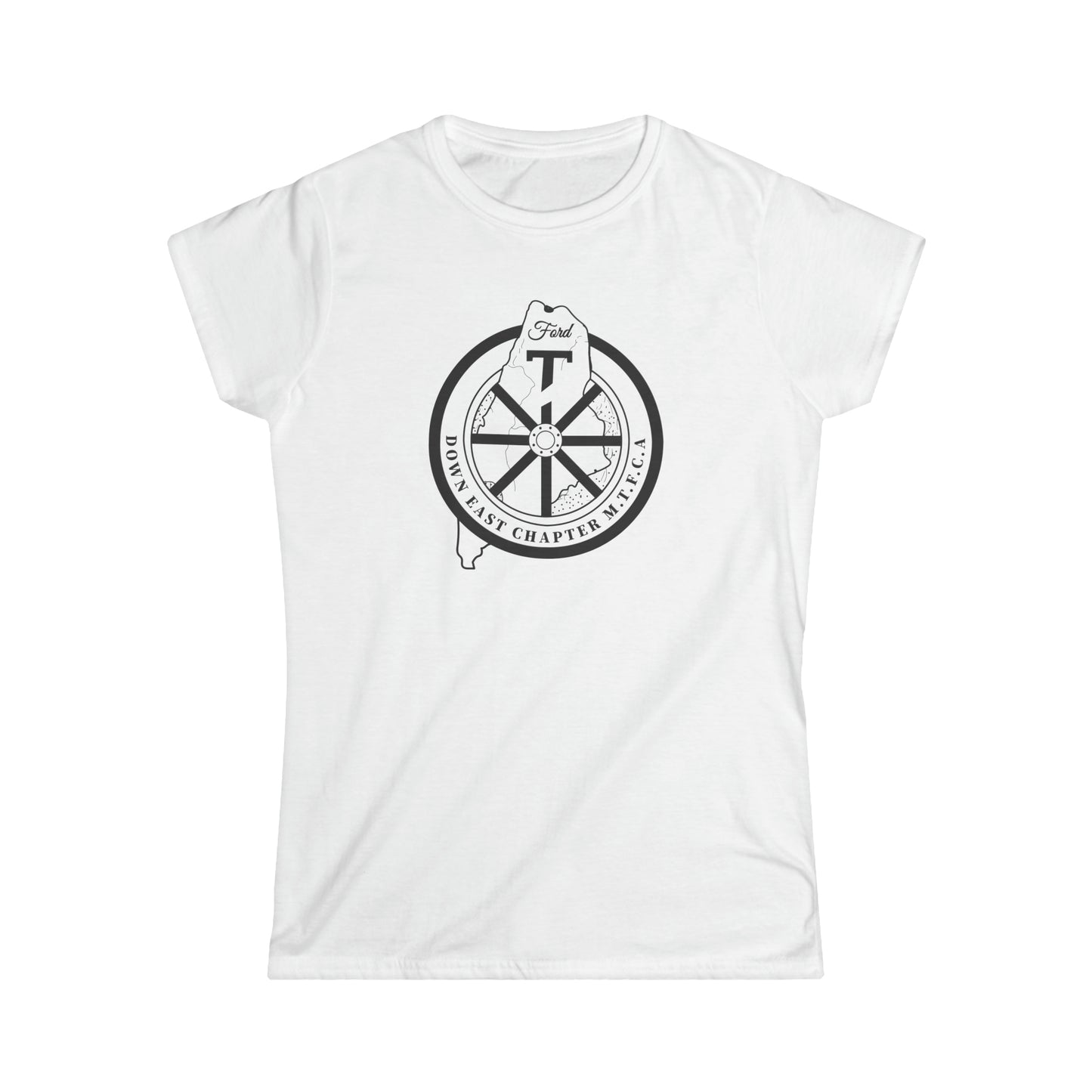Down East Chapter Model T Ford Club Women's Softstyle Tee