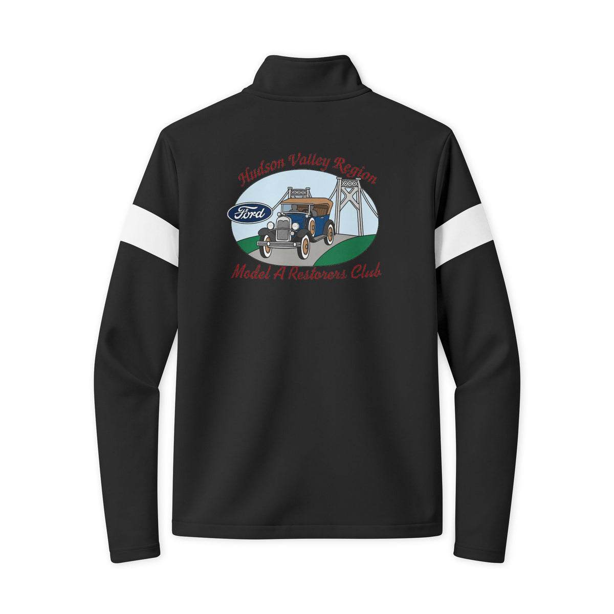 Hudson Valley Region Model A Restorers Club Travel Full-Zip Jacket - Front and Back Logos
