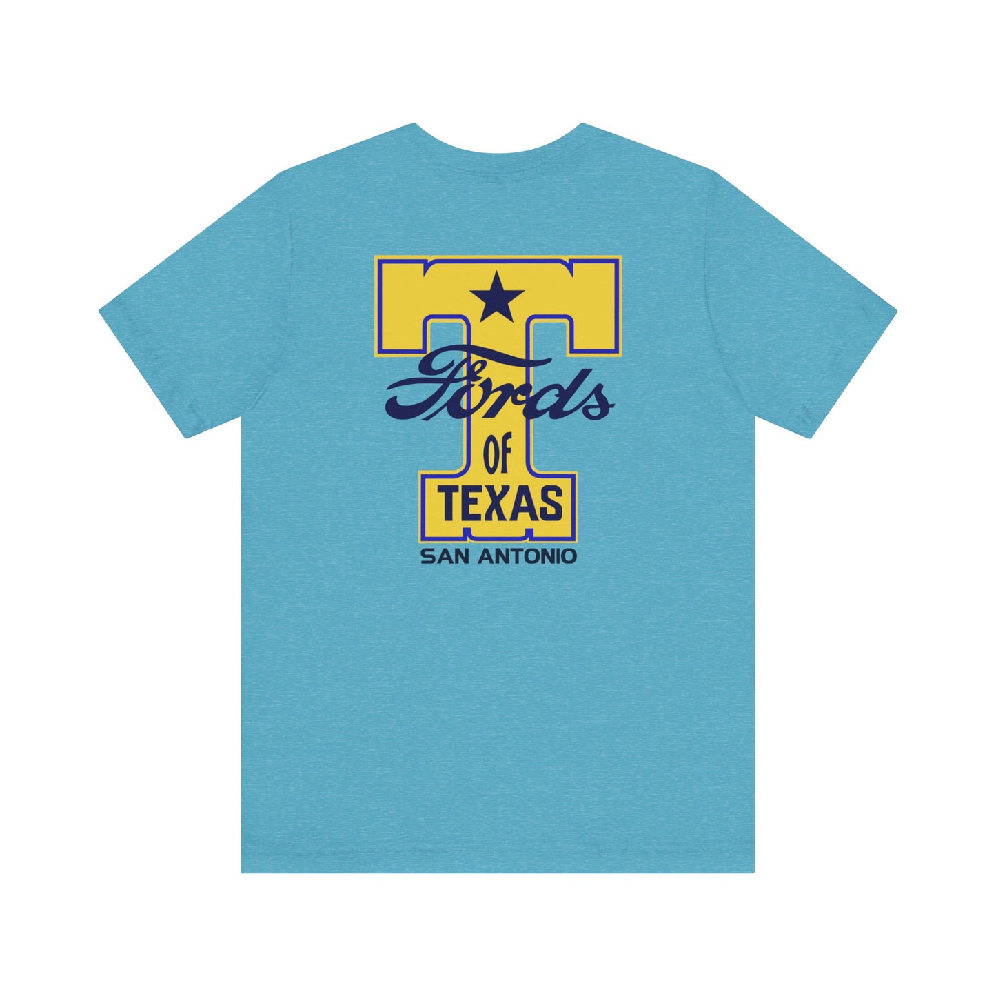 T Fords of Texas (front and back print) Unisex Jersey Short Sleeve Tee
