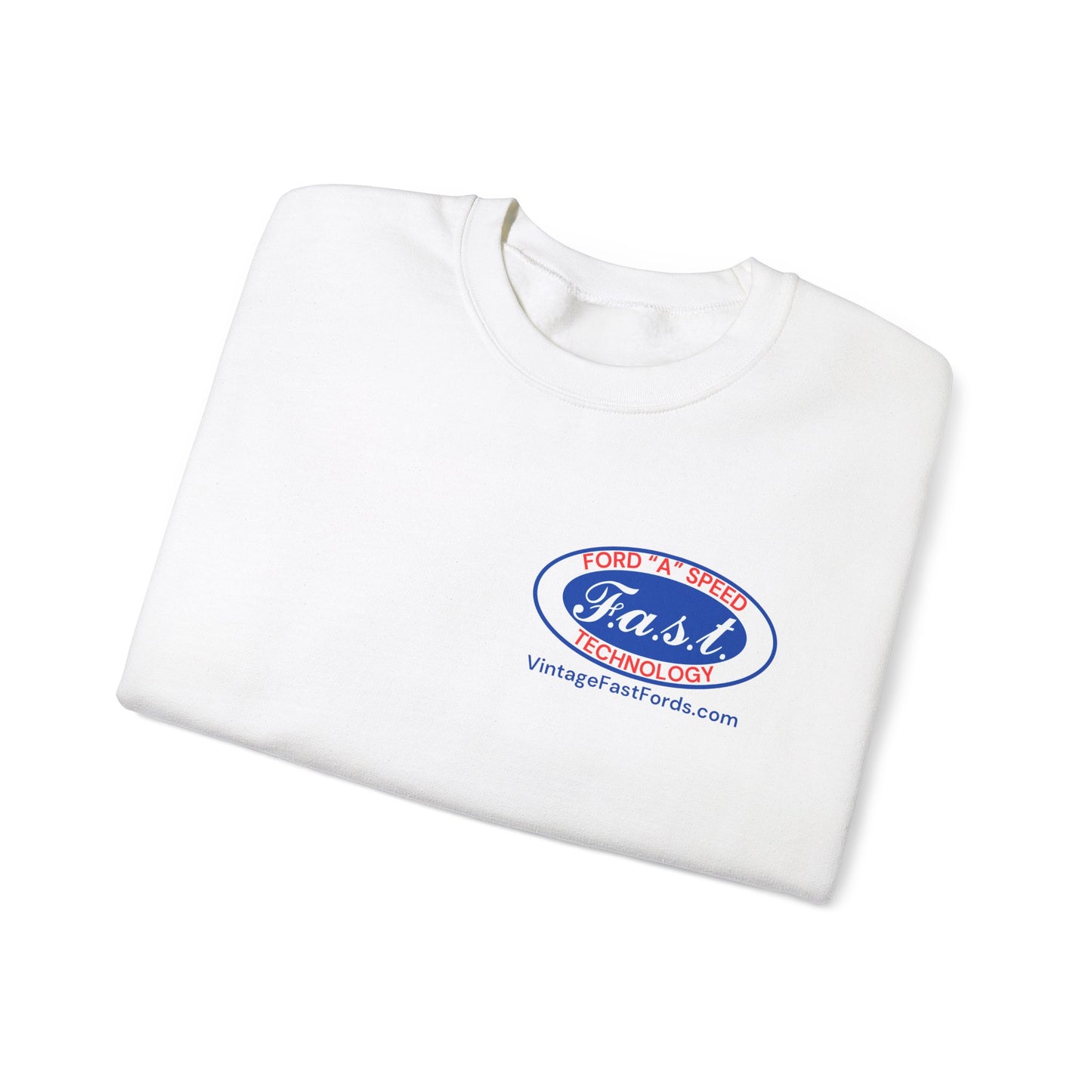 F.A.S.T. Ford "A" Speed Technology (front & back logo) Unisex Crewneck Sweatshirt
