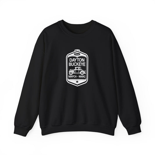 Dayton Buckeye (front and back logos) Unisex Heavy Blend™ Crewneck Sweatshirt