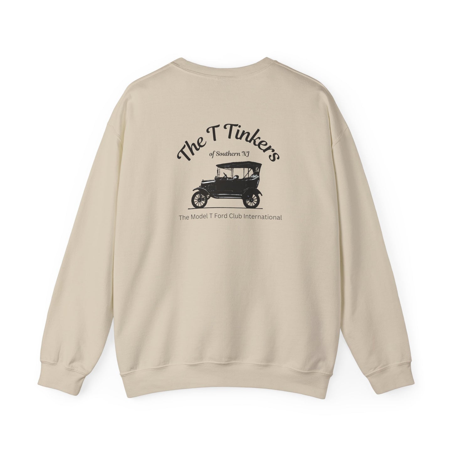 The T Tinkers of Southern NJ (front and back print) Unisex Heavy Blend™ Crewneck Sweatshirt