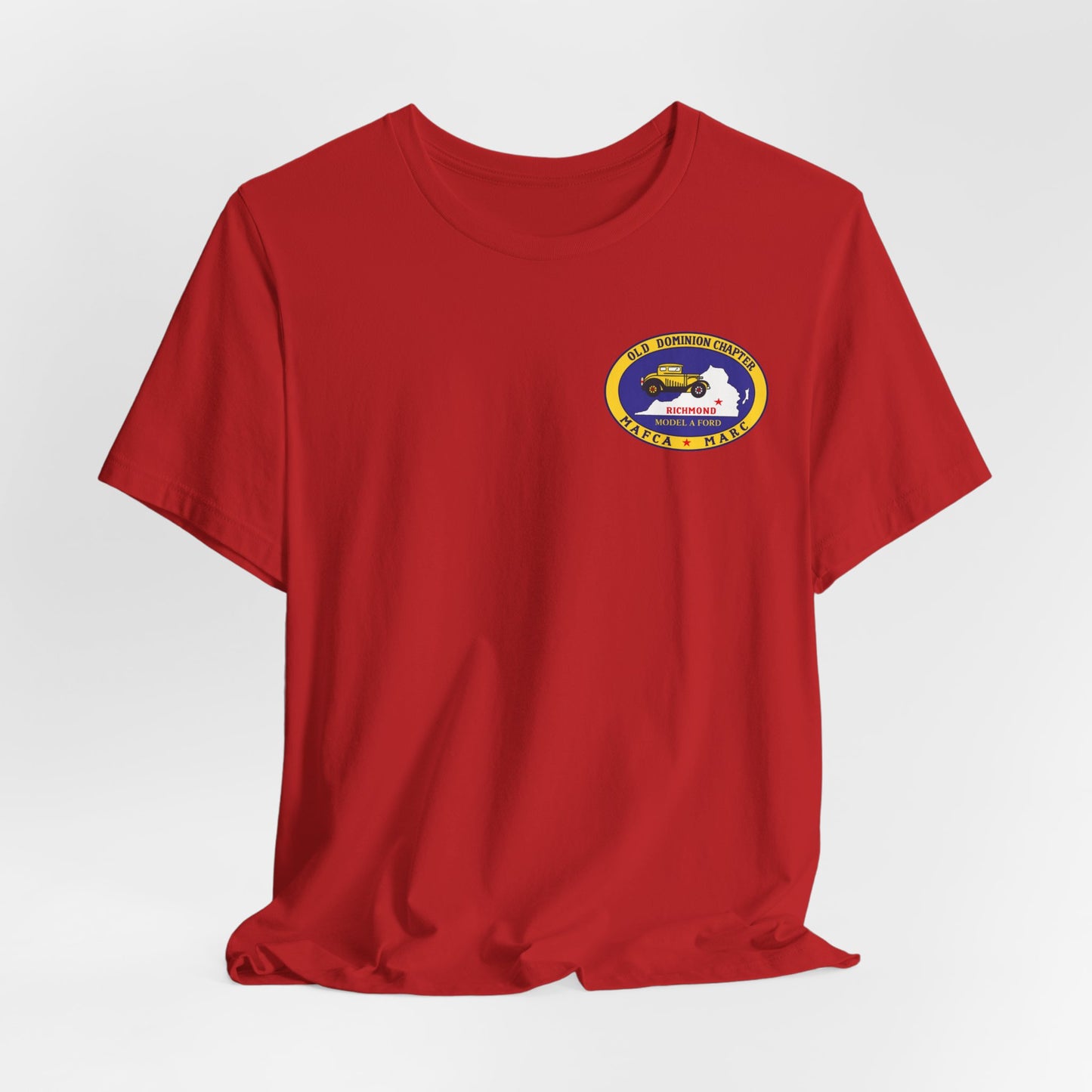 Old Dominion Model A Ford Club Chest Logo Tee