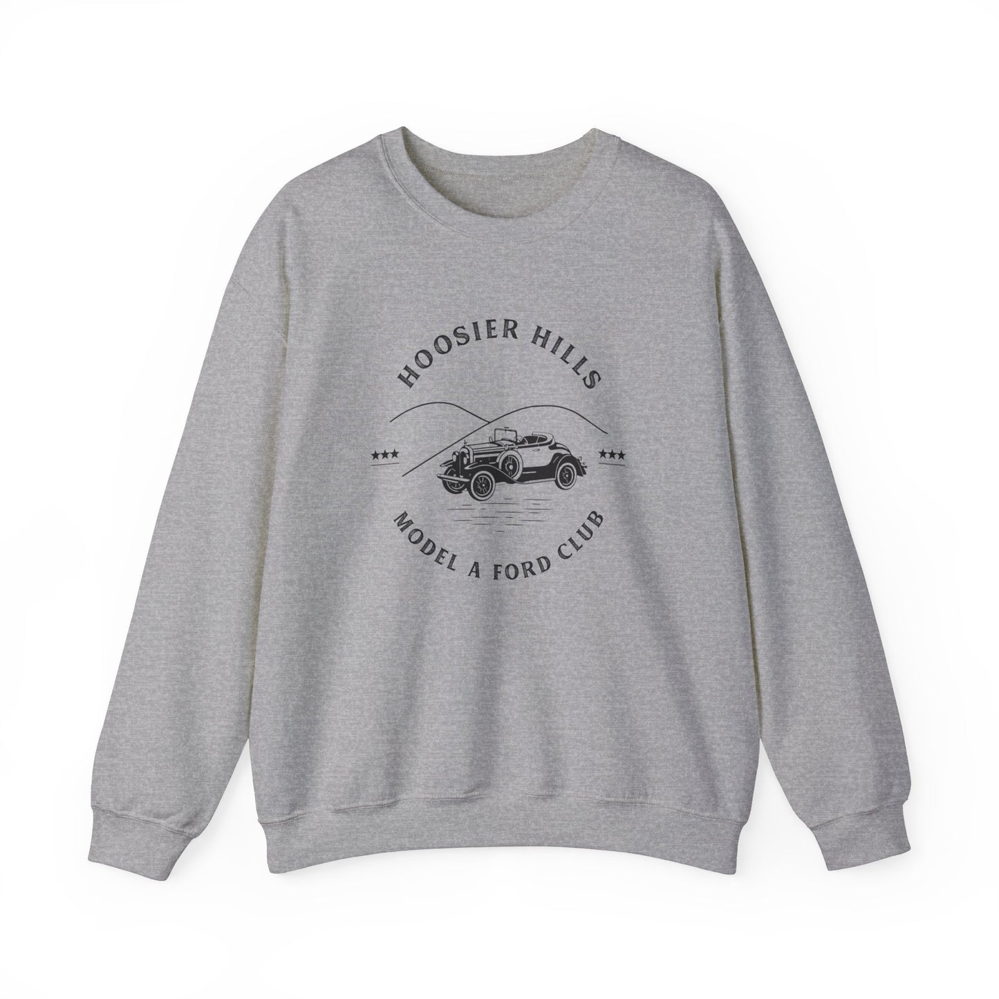 Hoosier Hills Model A Ford Club Unisex Heavy Blend™ Crewneck Sweatshirt