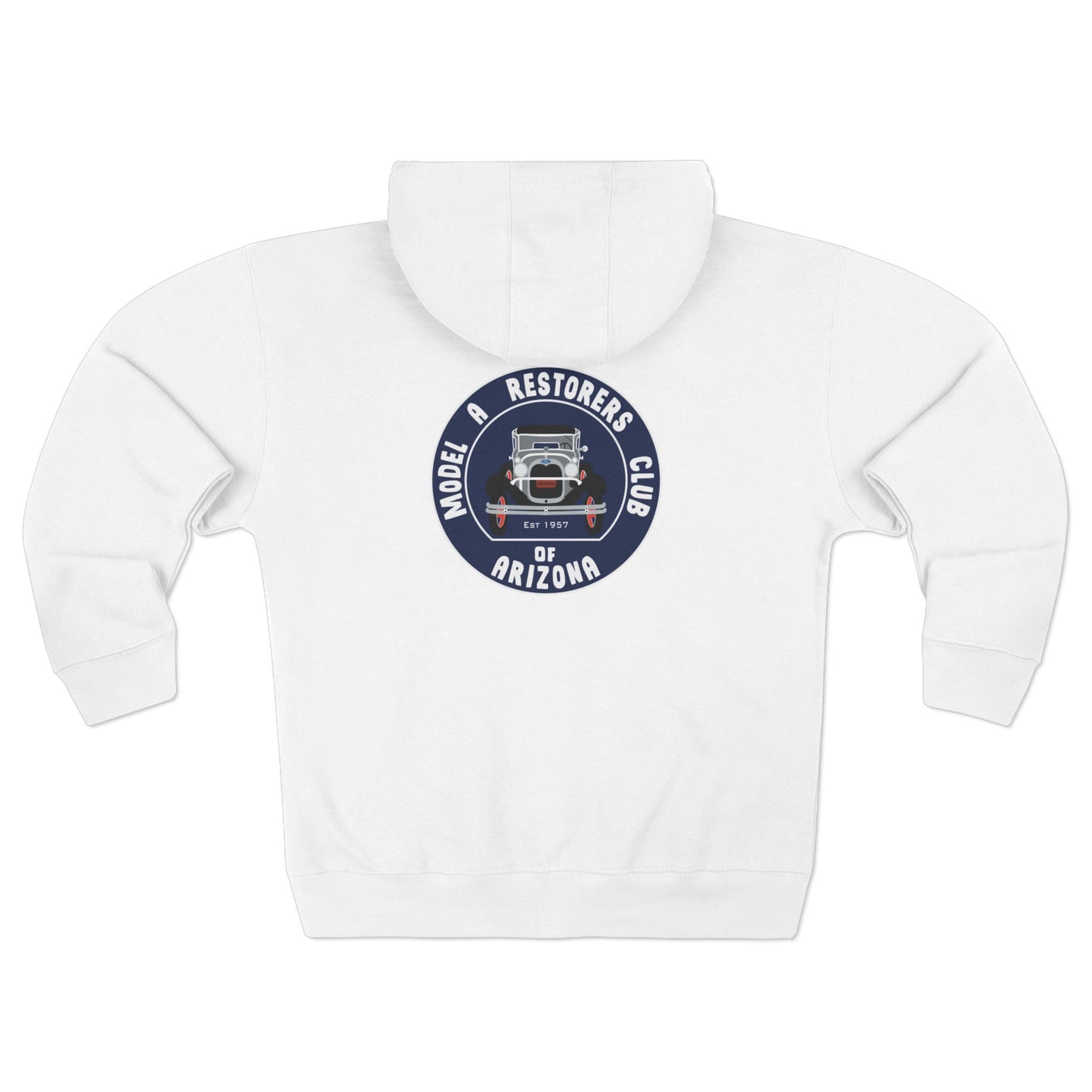 MARC of Arizona Unisex Zip Hoodie - Model A Restorers Club Arizona