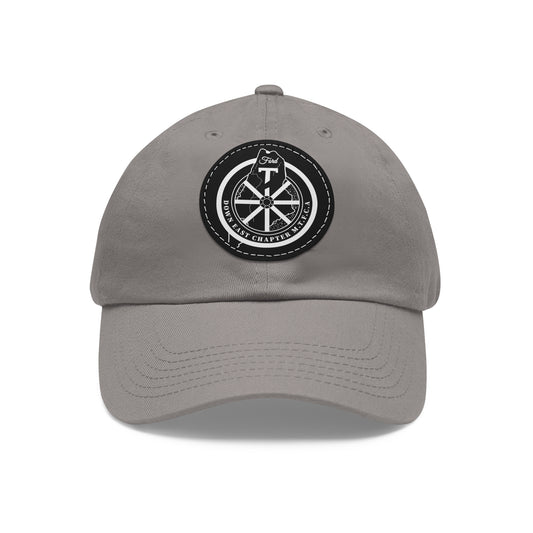 Down East Chapter Dad Hat with Leather Patch (Round)