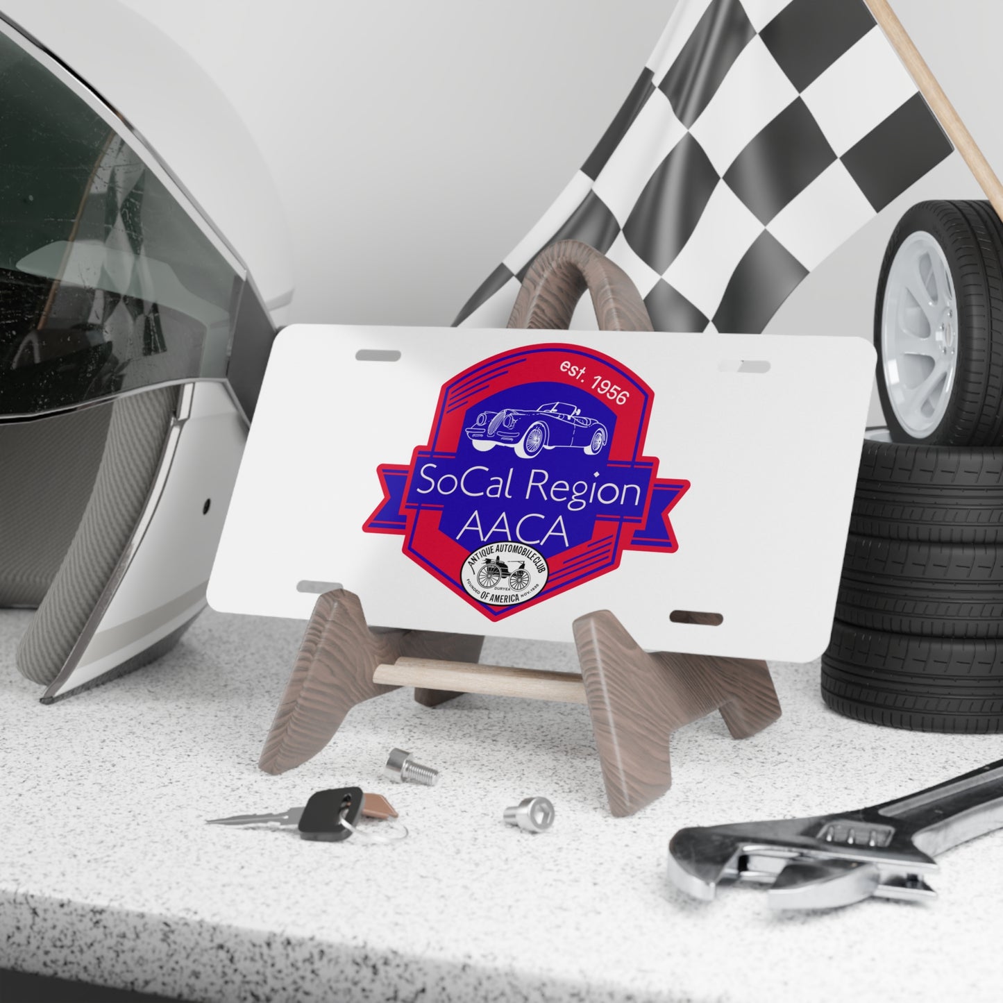 SoCal Region AACA Design - Custom Vanity License Plate