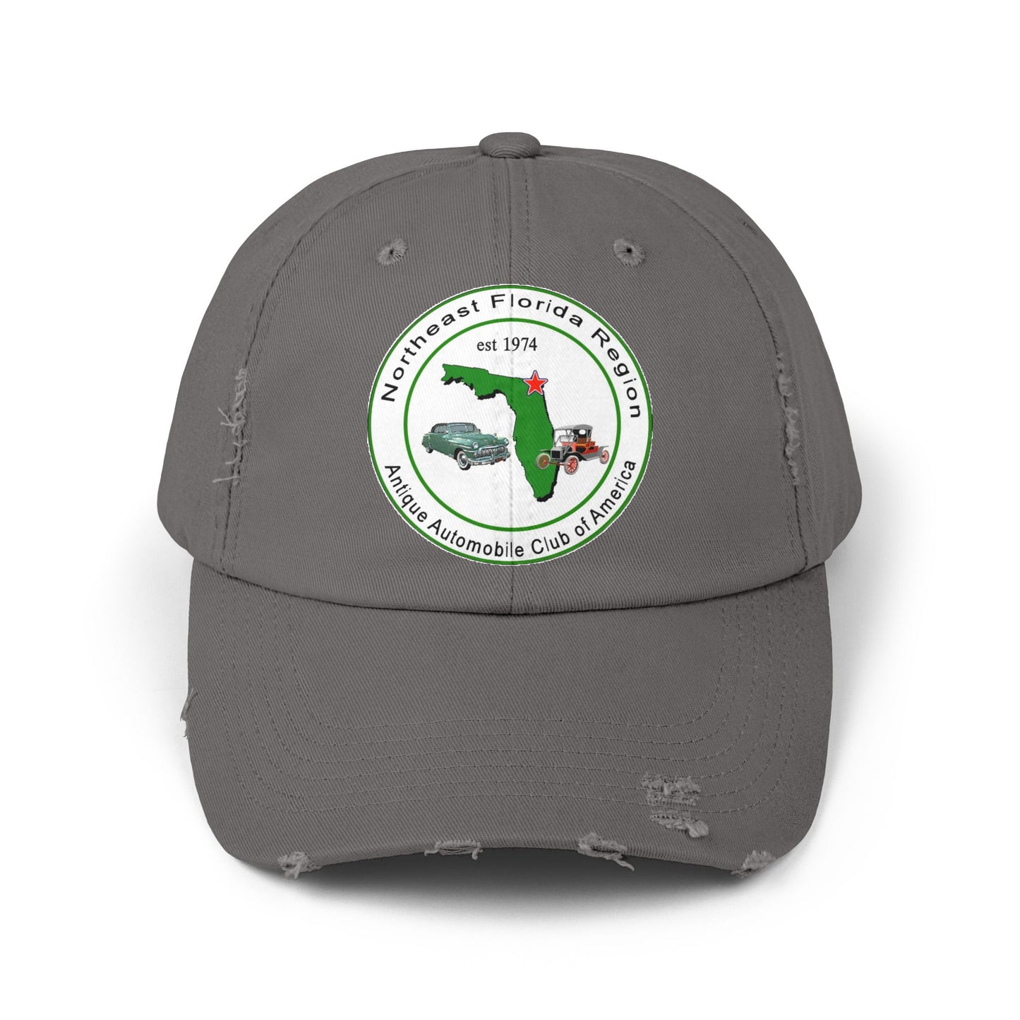 Northeast Florida Region AACA Unisex Distressed Cap