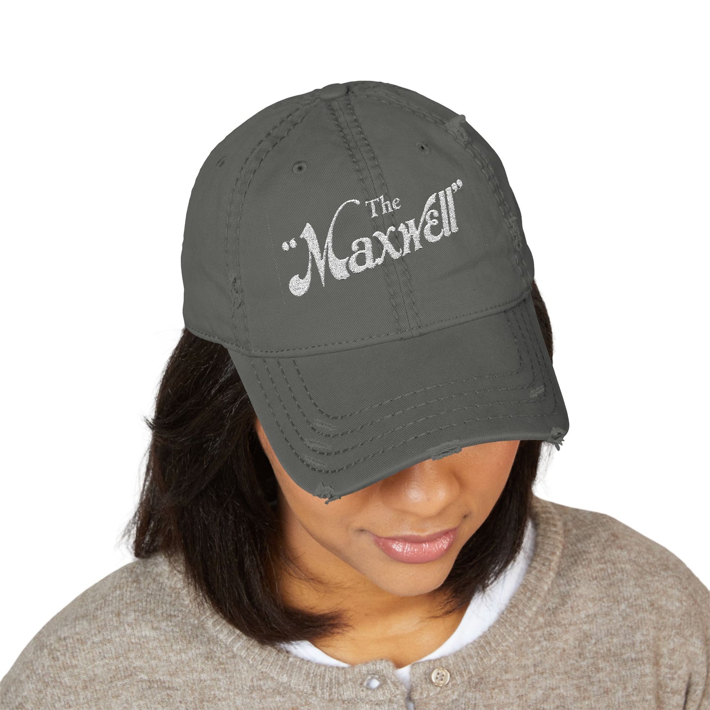 Maxwell Briscoe Motor Club - Distressed Dad Hat with Custom Embroidery