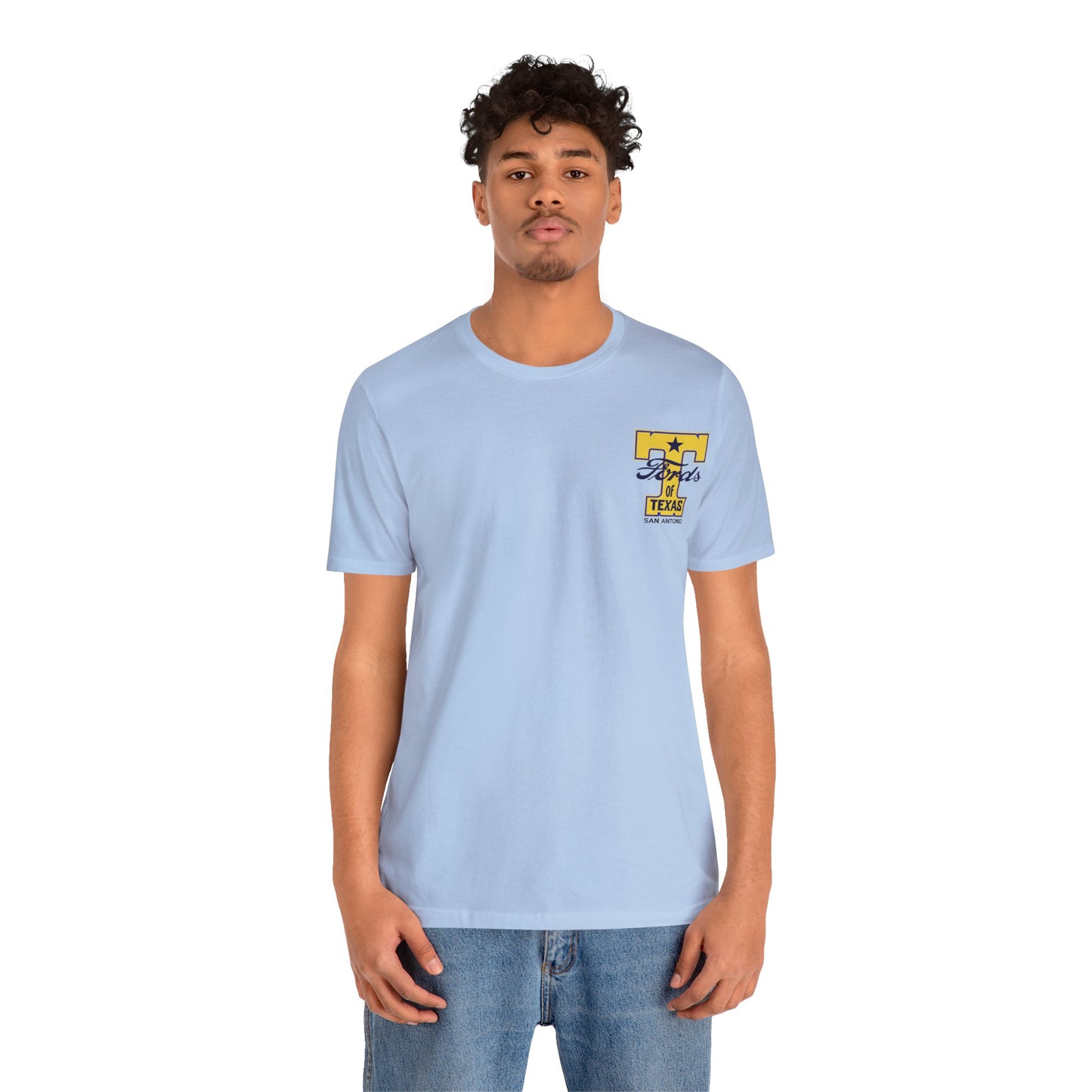 T Fords of Texas (front and back print) Unisex Jersey Short Sleeve Tee