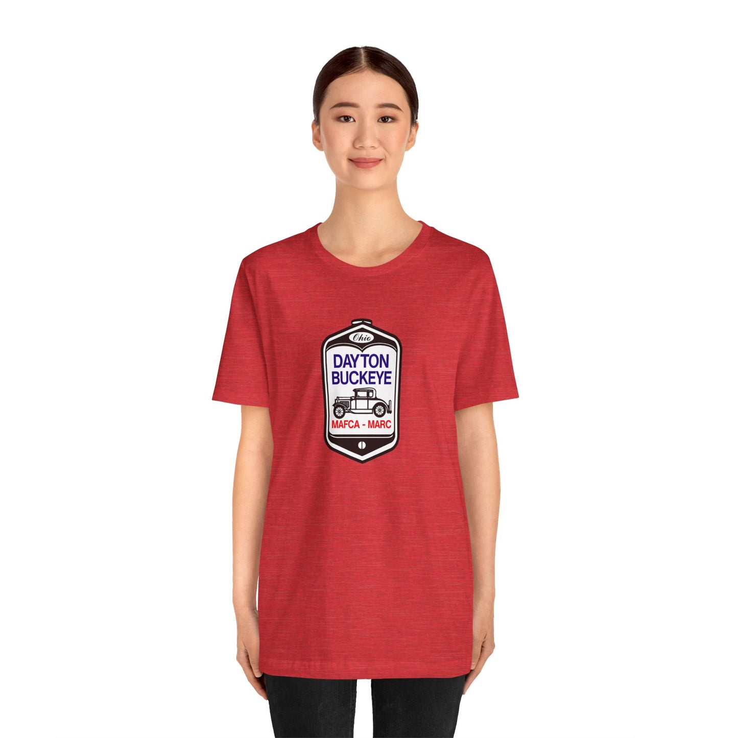 Dayton Buckeye (large front logo) Unisex Jersey Short Sleeve Tee