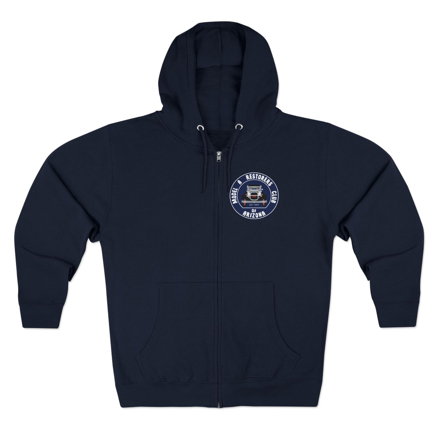 MARC of Arizona Unisex Zip Hoodie - Model A Restorers Club Arizona
