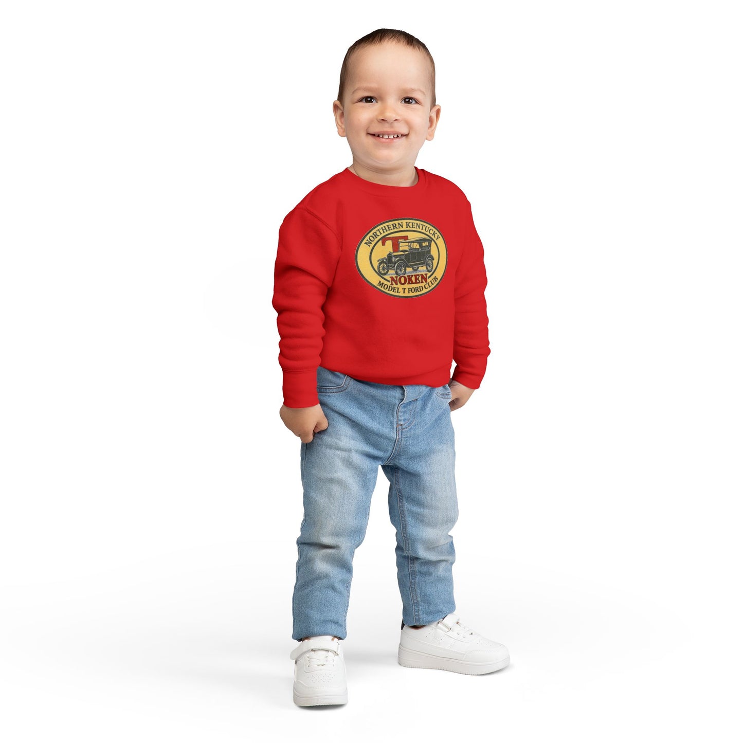 Toddler Sweatshirt - Northern Kentucky Model T Club 'NOKEN' Vintage Car Logo