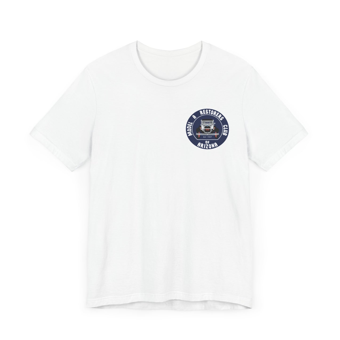 MARC of Arizona (front and back logos) Unisex Jersey Tee - Classic Car Enthusiast Shirt