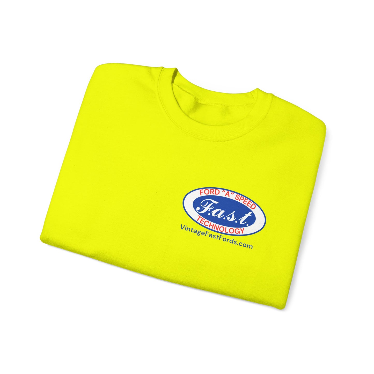 F.A.S.T. Ford "A" Speed Technology (front & back logo) Unisex Crewneck Sweatshirt